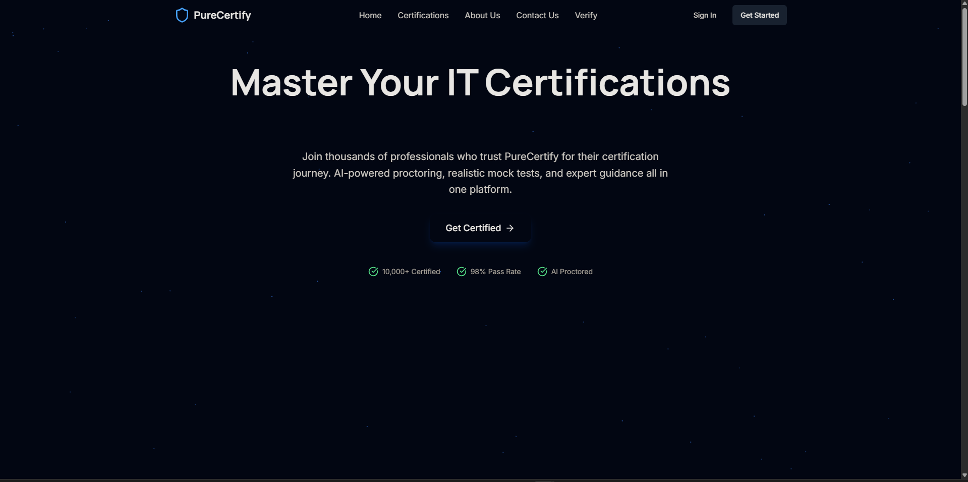 Proctoring App - Project Screenshot